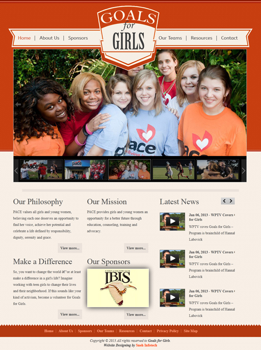 Affordable charity Website designed to help and collect donation for girls at risk.  Website involves WordPress CMS customization.